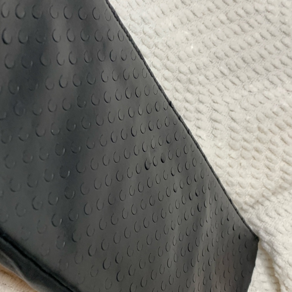 Helmut Lang Black Perforated Leather Clutch w/ Snaps for Strap (strap not inch) - Picture 6 of 16